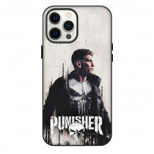 The Punisher Phone Case For iPhone Samsung Galaxy Pixel OnePlus Vivo Xiaomi Asus Sony Motorola Nokia - The Punisher Grunge Logo Shirt Side Portrait