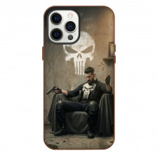 The Punisher Phone Case For iPhone Samsung Galaxy Pixel OnePlus Vivo Xiaomi Asus Sony Motorola Nokia - The Punisher Sitting Hold Gun Poster