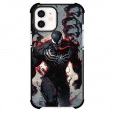Marvel Venom Phone Case For iPhone And Samsung Galaxy Devices - Venom Sprawling Vector Art Illustration