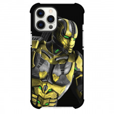 Mortal Kombat Cyrax Phone Case For iPhone Samsung Galaxy Pixel OnePlus Vivo Xiaomi Asus Sony Motorola Nokia - Cyrax Side Portrait Black Bg