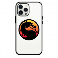 Mortal Kombat Phone Case For iPhone Samsung Galaxy Pixel OnePlus Vivo Xiaomi Asus Sony Motorola Nokia - Mortal Kombat Logo Orange Black