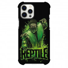 Mortal Kombat Reptile Phone Case For iPhone Samsung Galaxy Pixel OnePlus Vivo Xiaomi Asus Sony Motorola Nokia - Reptile Watercolor Art Black Background