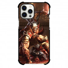 Mortal Kombat Shao Kahn Phone Case For iPhone Samsung Galaxy Pixel OnePlus Vivo Xiaomi Asus Sony Motorola Nokia - Shao Kahn Fighting Pose Illustration