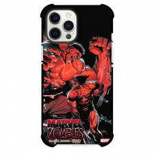 Marvel Zombies Phone Case For iPhone Samsung Galaxy Pixel OnePlus Vivo Xiaomi Asus Sony Motorola Nokia - Hulk Wolverine Fight Illustration