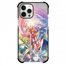 Magic Knight Rayearth Phone Case For iPhone Samsung Galaxy Pixel OnePlus Vivo Xiaomi Asus Sony Motorola Nokia - Hikaru Fuu And Umi Standing Anime Art Poster