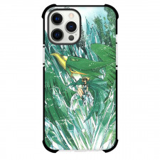 Magic Knight Rayearth Phone Case For iPhone Samsung Galaxy Pixel OnePlus Vivo Xiaomi Asus Sony Motorola Nokia - Fuu Hououji And Windam Green Illustration Art