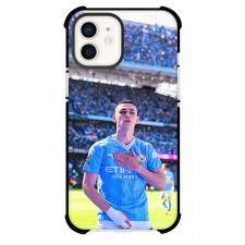 Manchester City F.C. Phil Foden Phone Case For iPhone Samsung Galaxy Pixel OnePlus Vivo Xiaomi Asus Sony Motorola Nokia - Phil Foden Candid Picture During Match Poster