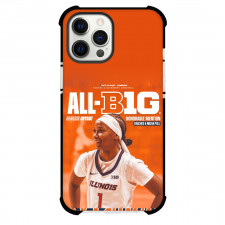 March Madness Women Tournament Illinois Fighting Illini Genesis Bryant Phone Case For iPhone Samsung Galaxy Pixel OnePlus Vivo Xiaomi Asus Sony Motorola Nokia - Genesis Bryant Side Portrait