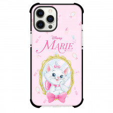 Marie Phone Case For iPhone And Samsung Galaxy - Marie Portrait Inside Mirror Pink Background