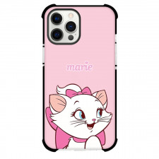 Marie Phone Case For iPhone And Samsung Galaxy - Marie Side Portrait On Pink Background