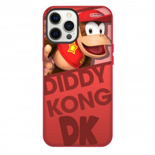 Mario Donkey Kong Phone Case For iPhone Samsung Galaxy Pixel OnePlus Vivo Xiaomi Asus Sony Motorola Nokia - Diddy Kong Red Cartoon Art Word Art