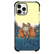 Donkey Kong Bananza Phone Case For iPhone Samsung Galaxy Pixel OnePlus Vivo Xiaomi Asus Sony Motorola Nokia - Donkey Kong And Pauline Sitting In A Garden Cartoon Art Poster