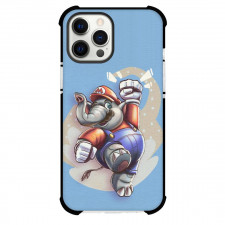 Super Mario Wonder Phone Case For iPhone Samsung Galaxy Pixel OnePlus Vivo Xiaomi Asus Sony Motorola Nokia - Mario Wonder Mario Elephant Blue Background