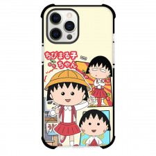 Chibi Maruko Chan Momoko Sakura Phone Case For iPhone Samsung Galaxy Pixel OnePlus Vivo Xiaomi Asus Sony Motorola Nokia - Momoko Sakura Sticker Collage Poster