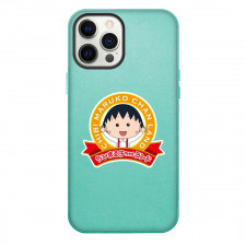 Chibi Maruko Chan Phone Case For iPhone Samsung Galaxy Pixel OnePlus Vivo Xiaomi Asus Sony Motorola Nokia - Chibi Maruko Chan Official Logo Sticker