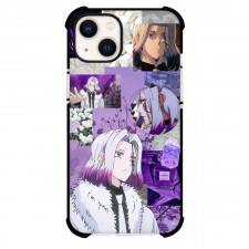 Mashle Magic And Muscles Phone Case For iPhone Samsung Galaxy Pixel OnePlus Vivo Xiaomi Asus Sony Motorola Nokia - Abel Walker Collage Poster With Purple Effect