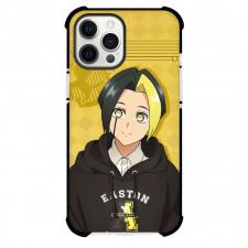 Mashle Magic And Muscles Phone Case For iPhone Samsung Galaxy Pixel OnePlus Vivo Xiaomi Asus Sony Motorola Nokia - Fin Ames Portrait On Yellow Background