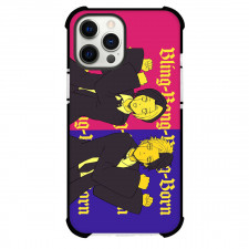 Mashle Magic And Muscles Phone Case For iPhone Samsung Galaxy Pixel OnePlus Vivo Xiaomi Asus Sony Motorola Nokia - Fin Ames And Rayne Ames Illustration Art On Red Blue Background
