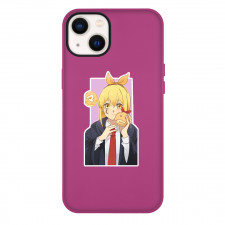 Mashle Magic And Muscles Phone Case For iPhone Samsung Galaxy Pixel OnePlus Vivo Xiaomi Asus Sony Motorola Nokia - Lemon Irvine Holding Emoji Anime Emoji Sticker