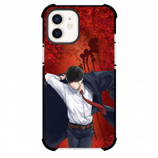 Mashle Magic And Muscles Phone Case For iPhone Samsung Galaxy Pixel OnePlus Vivo Xiaomi Asus Sony Motorola Nokia - Mash Burnedead Fan Art On Red Background