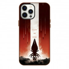 Mass Effect Phone Case For iPhone Samsung Galaxy Pixel OnePlus Vivo Xiaomi Asus Sony Motorola Nokia - Mass Effect Reapers Are Coming Silhouette Art Poster