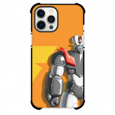 Mazinger Z Case For iPhone Samsung Galaxy Pixel OnePlus Vivo Xiaomi Asus Sony Motorola Nokia - Mazinger Z Side Portrait Orange Background