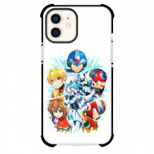 Mega Man Phone Case For iPhone And Samsung Galaxy Devices - Mega Man Characters Faces Portrait Anime Art