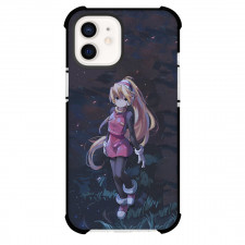 Mega Man Ciel Phone Case For iPhone And Samsung Galaxy Devices - Ciel Pose Dim Background Anime Art