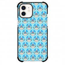 Mega Man Phone Case For iPhone And Samsung Galaxy Devices - Mega Man Face Anime Pattern Art