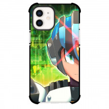 Mega Man Phone Case For iPhone And Samsung Galaxy Devices - Mega Man Half Portrait Anime