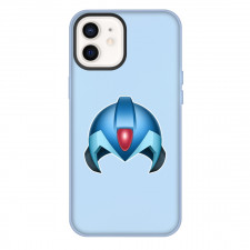 Mega Man Phone Case For iPhone And Samsung Galaxy Devices - Mega Man Helmet Icon Cartoon Art