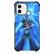 Mega Man Phone Case For iPhone And Samsung Galaxy Devices - Mega Man X Shouting Ready To Fire Anime