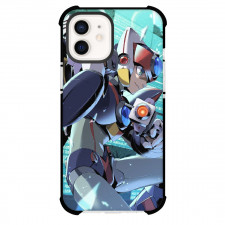 Mega Man Phone Case For iPhone And Samsung Galaxy Devices - Mega Man X Smiling Side Portrait