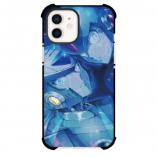 Mega Man Phone Case For iPhone And Samsung Galaxy Devices - Mega Man X Zero Faces Anime Portrait
