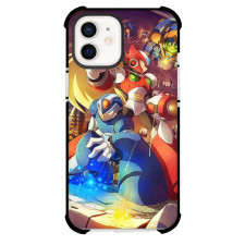 Mega Man Phone Case For iPhone And Samsung Galaxy Devices - Mega Man X Zero Fight Scene Anime
