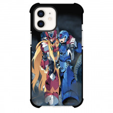 Mega Man Phone Case For iPhone And Samsung Galaxy Devices - Mega Man X Zero Injured Scene Anime Illustration