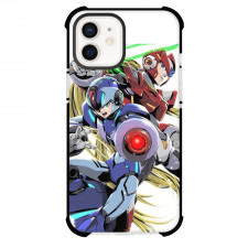 Mega Man Phone Case For iPhone And Samsung Galaxy Devices - Mega Man X Zero Ready To Attack Anime Portrait