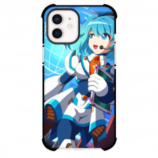 Mega Man Rico Phone Case For iPhone And Samsung Galaxy Devices - Rico Holding Table Anime Art