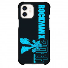 Mega Man Phone Case For iPhone And Samsung Galaxy Devices - Mega Man Rockman 30th Aqua Blue Cartoon Art