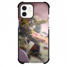 Mega Man Vile Mk Phone Case For iPhone And Samsung Galaxy Devices - Vile Mk Side Portrait Smoke Background Cartoon