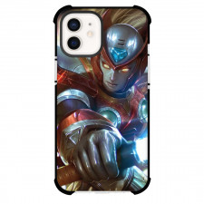 Mega Man Zero Phone Case For iPhone And Samsung Galaxy Devices - Zero Holding Weapon Portrait 3D Illustration