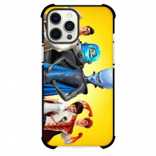 Megamind For iPhone Samsung Galaxy Pixel OnePlus Vivo Xiaomi Asus Sony Motorola Nokia - Megamind Characters Portrait Orange Background