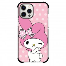 Sanrio Melody Phone Case For iPhone Samsung Galaxy Pixel OnePlus Vivo Xiaomi Asus Sony Motorola Nokia - Melody Wink Clapping