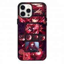 Melty Blood Akiha Vermillion Phone Case For iPhone Samsung Galaxy Pixel OnePlus Vivo Xiaomi Asus Sony Motorola Nokia - Akiha Vermillion Fierce Power Collage Poster