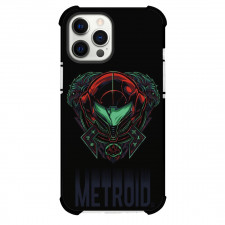 Metroid Samus Aran Case For iPhone Samsung Galaxy Pixel OnePlus Vivo Xiaomi Asus Sony Motorola Nokia - Samus Aran Ancient Symbol Back Background