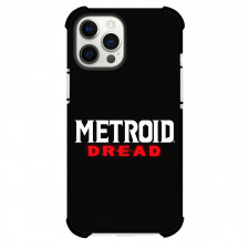 Metroid Case For iPhone Samsung Galaxy Pixel OnePlus Vivo Xiaomi Asus Sony Motorola Nokia - Metroid Dread Text Art Black Background