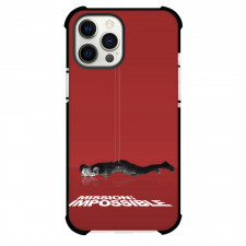 Mission Impossible Dead Reckoning Part One Ethan Hunt Phone Case For iPhone Samsung Galaxy Pixel OnePlus Vivo Xiaomi Asus Sony Motorola Nokia - Ethan Hunt Falling On Red Background