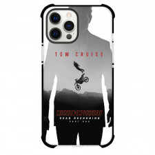 Mission Impossible Dead Reckoning Part One Ethan Hunt Phone Case For iPhone Samsung Galaxy Pixel OnePlus Vivo Xiaomi Asus Sony Motorola Nokia - Ethan Hunt Motorcycle Jumping Grayscale Art