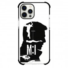 Mission Impossible Dead Reckoning Part One Ethan Hunt Phone Case For iPhone Samsung Galaxy Pixel OnePlus Vivo Xiaomi Asus Sony Motorola Nokia - Ethan Hunt Side Portrait Silhouette