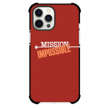 Mission Impossible Dead Reckoning Part One Phone Case For iPhone Samsung Galaxy Pixel OnePlus Vivo Xiaomi Asus Sony Motorola Nokia - Logo On Red Background